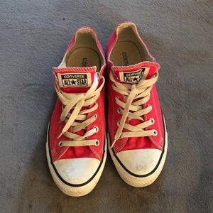 Converse low tops.